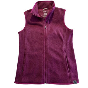 Excellent condition LL Bean heathered dark purple vest. Size XS.